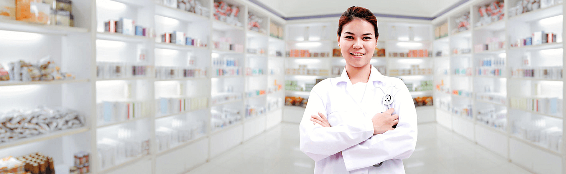 pharmacist smiling