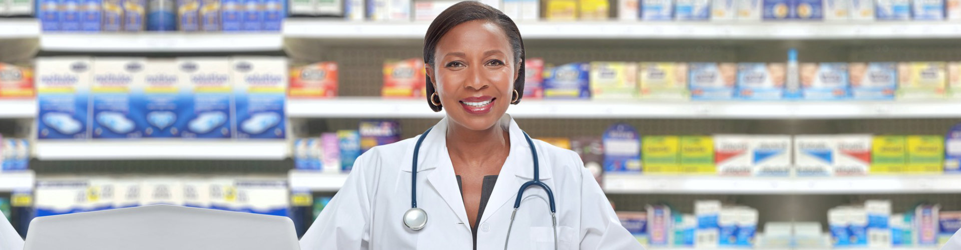 pharmacist smiling